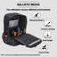 Sac à dos porte-outils Orizer robuste de 18 po - Sac à outils étanche, fond rigide moulé, poches multiples et compartiment pour ordinateur portable - Bretelles ergonomiques pour électriciens, mécaniciens et techniciens de CVC