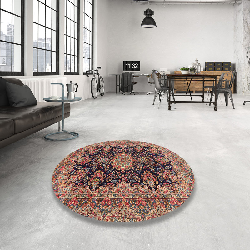 Tapis oriental beige Leja, Rond 8 pi