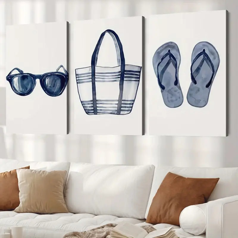 3 Piece Wrapped Canvas Painting