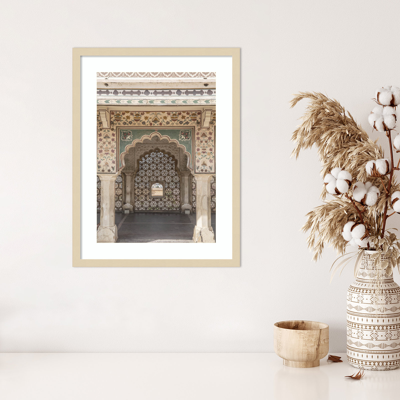Daisey "Desert Palace" Print, 25" H x 19" W, Brown 