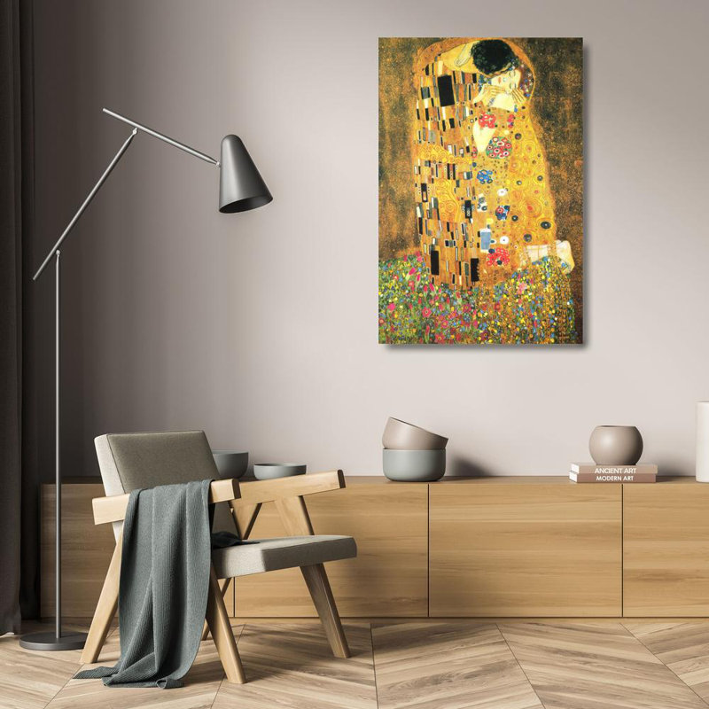 Le baiser, H 24 po x l 16 po