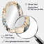 Ethereal Serenity Boho - Miroir décoratif floral ovale sur métal-1314402691