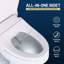 Toilette ronde en céramique 2 pièces avec siège Auto