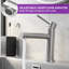  Veil  Single-Hole Single-handle Bathroom Faucet with Drain Assembly-95166358