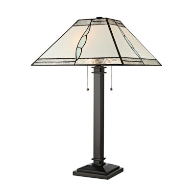 Lampe de table noire 29 po