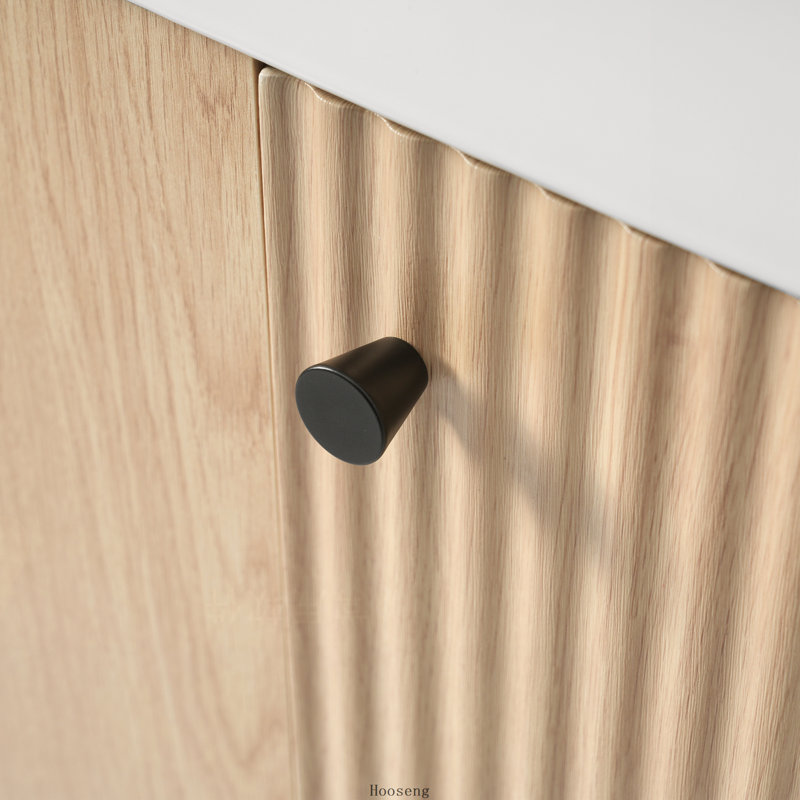 Meuble-lavabo en bois 21,6 po avec lavabo en céramique et rangement à gauche, Bois / noir