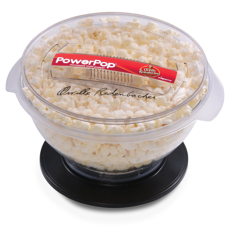 Presto Power Pop Microwave Multi-Popcorn Popper