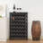 42 Bottle 7-Tier Modular Wine Rack Bamboo Wood Display Shelf with TableTop