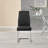 Lazarus Faux Leather Chrome Dining Chairs (Set of 2)-775261944