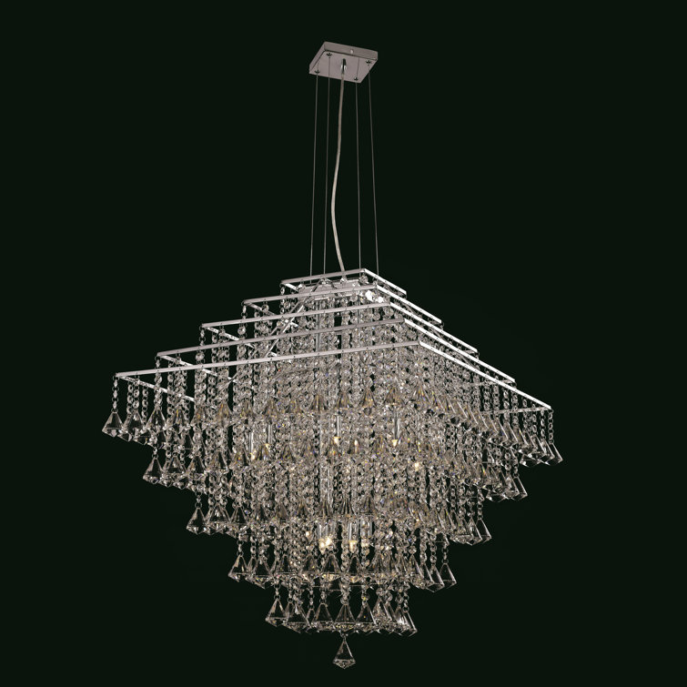 12-Light Crystal Chandelier
