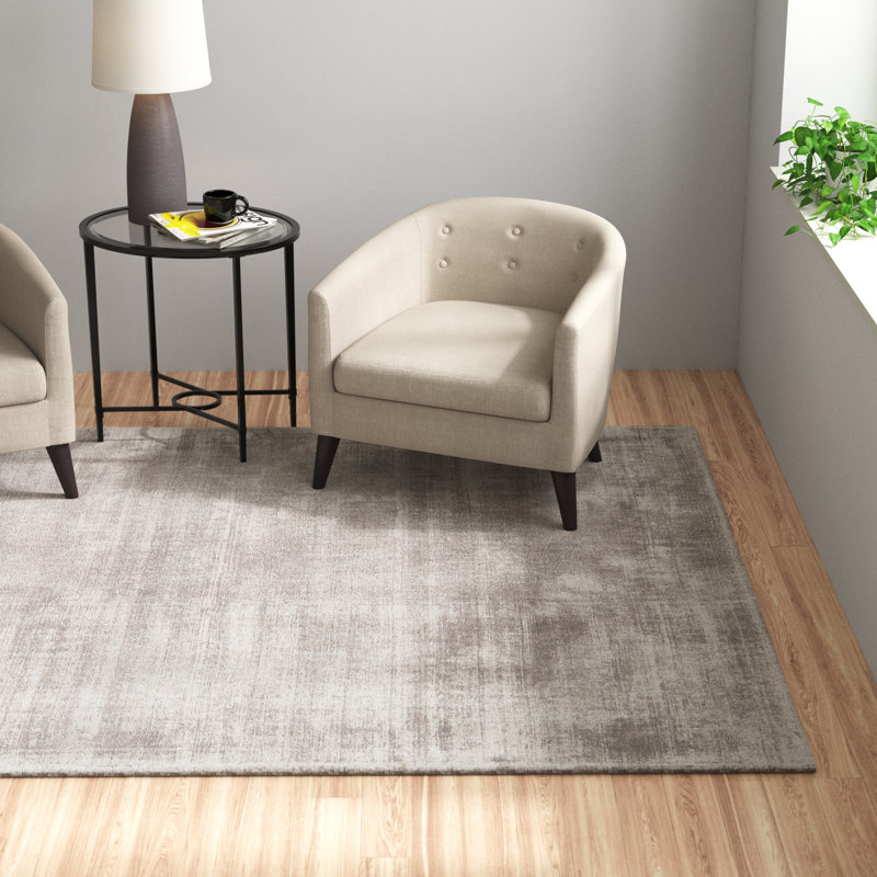 Nareg Hand Tufted Grey Rug, Rectangle 200 x 290cm