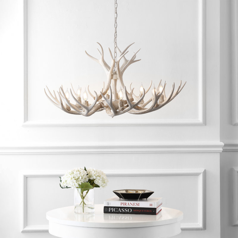 Lustre Rohrbach, Beige, 19" H x 36" W x 36" D