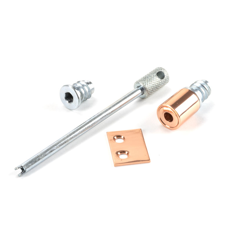 Secure Stops Door Accessory, Polished Bronze