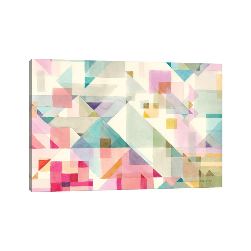 "Try angles I" par Danhui nai, reproduction d’art, Toile tendue, Pas de tapis, H 12 po x l 18 po x 1,5 po