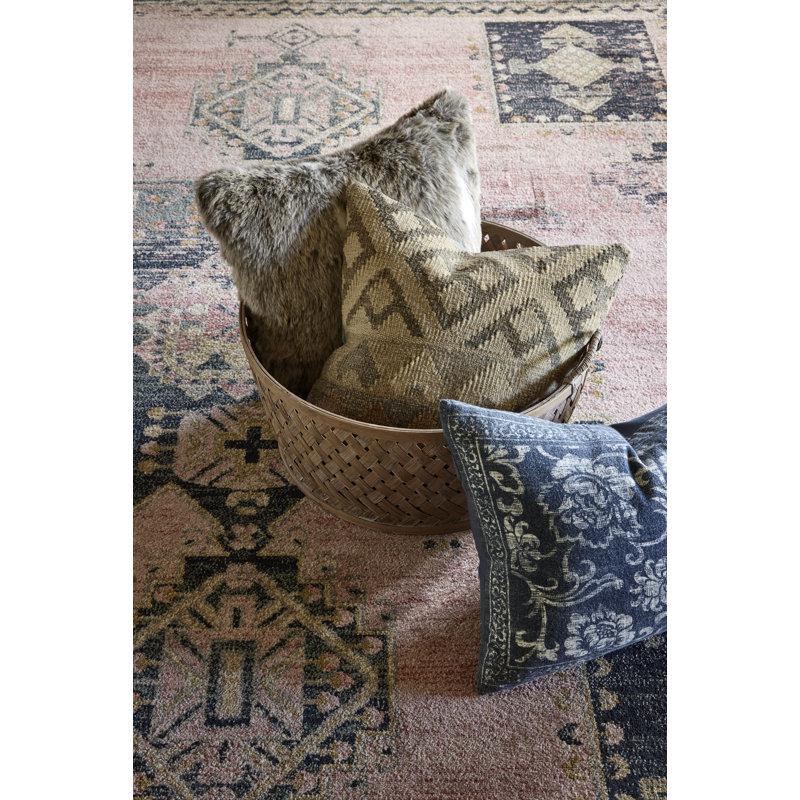 Tapis Atal Southwestern Rose, Rectangle 7 pi 10 po x 10 pi