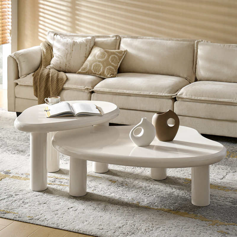 Table basse Sandown, Blanc