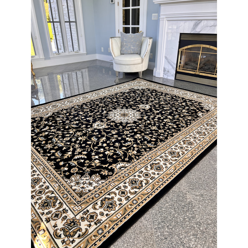 Nakia Wool Oriental Indoor Rug, Rectangle 8' x 10'