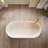 63" Solid Surface Freestanding Bathtub
