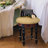Grand Solid Wood Accent Stool