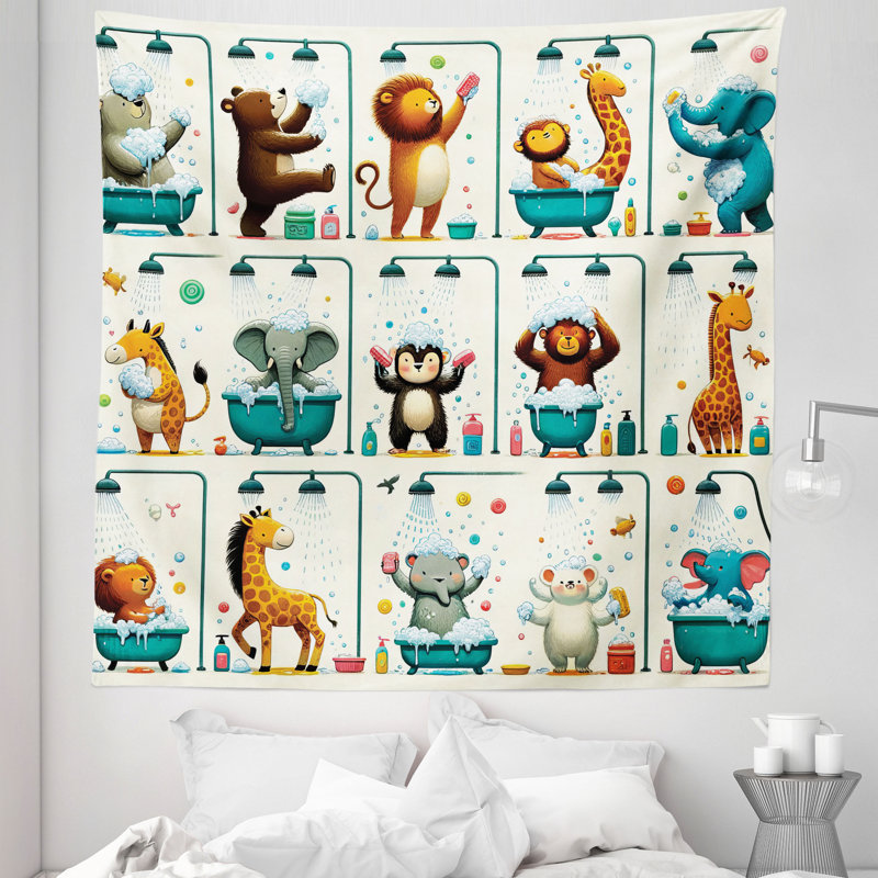 Tapisserie en microfibre, H 88 po x l 88 po