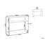Ossett 100cm Glass Top Console Table