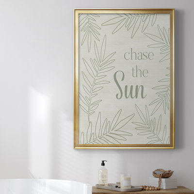 " Chase The Sun " Painting Print
