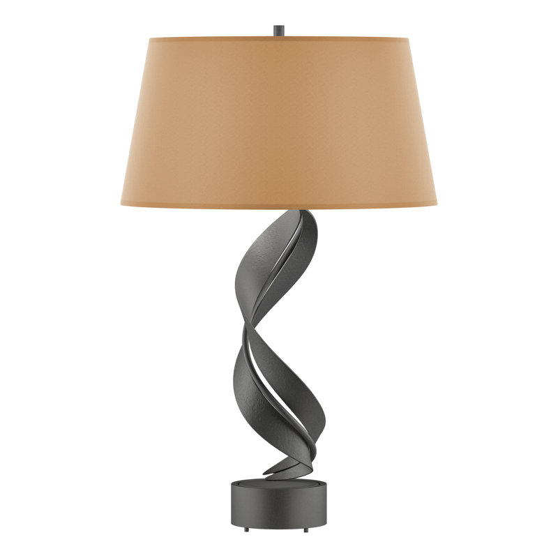Folio 25.1" Table Lamp, Flax, Natural Iron