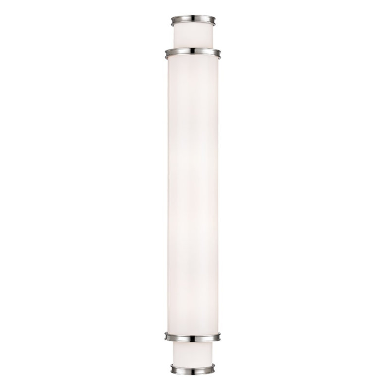 Malcolm Dimmable LED Bath Bar, Polished Nickel