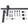 Coast Sequoia 84"H Embossing Bi-Fold Barn Door With Sliding Hardware Kit