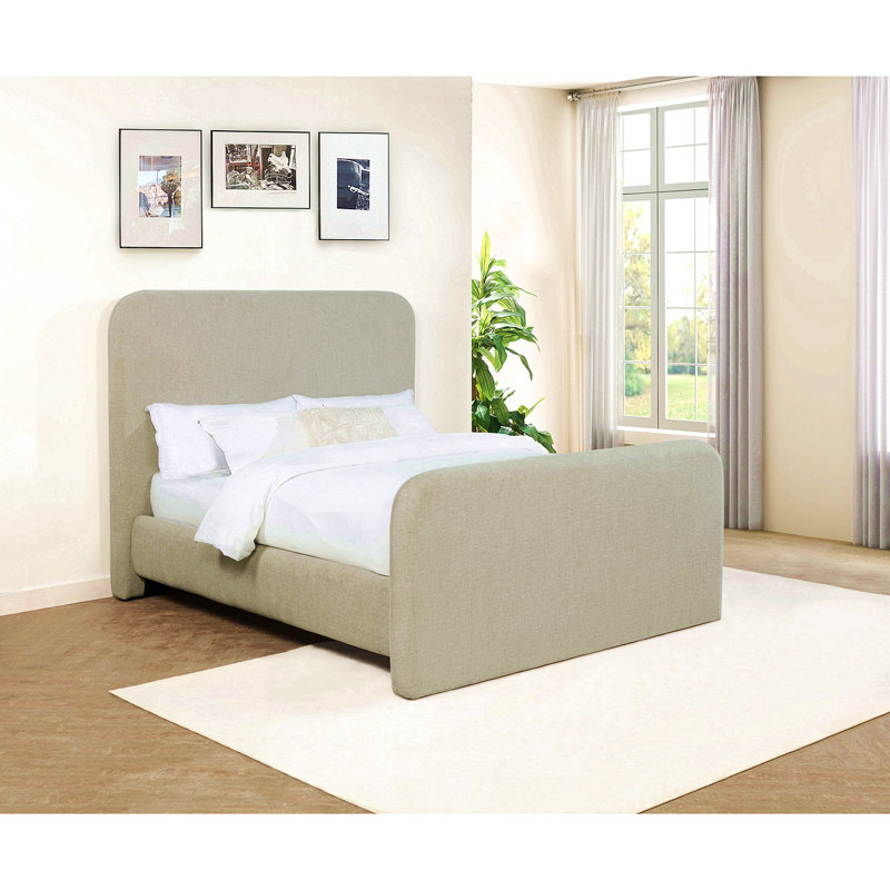 Kendra Grey Queen Platform Bed