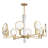 Leighton 8-Light Chandelier in Warm Brass