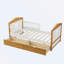 Lit simple en forme de maison avec tiroirs et barrière de sécurité Lit pour tout-petits pour filles, aucun sommier nécessaire