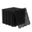 Coussin modulaire à emboîtement 20Pack 15,7 po x 15,7 po Trous de drainage de plancher en caoutchouc antidérapants pour terrasse, douche, cuisine, piscine à drain, bain de sauna, intérieur extérieur (noir)