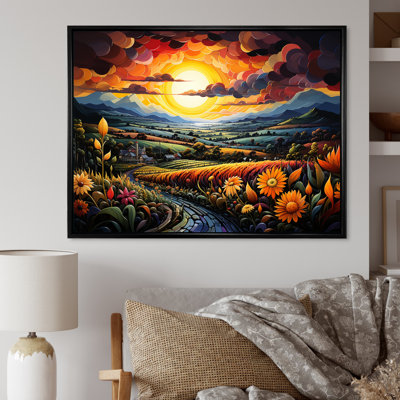 «Whimsical Magical Fields» sur impression sur toile