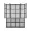 Neubauer 20 Door Plastic / Acrylic Wardrobe