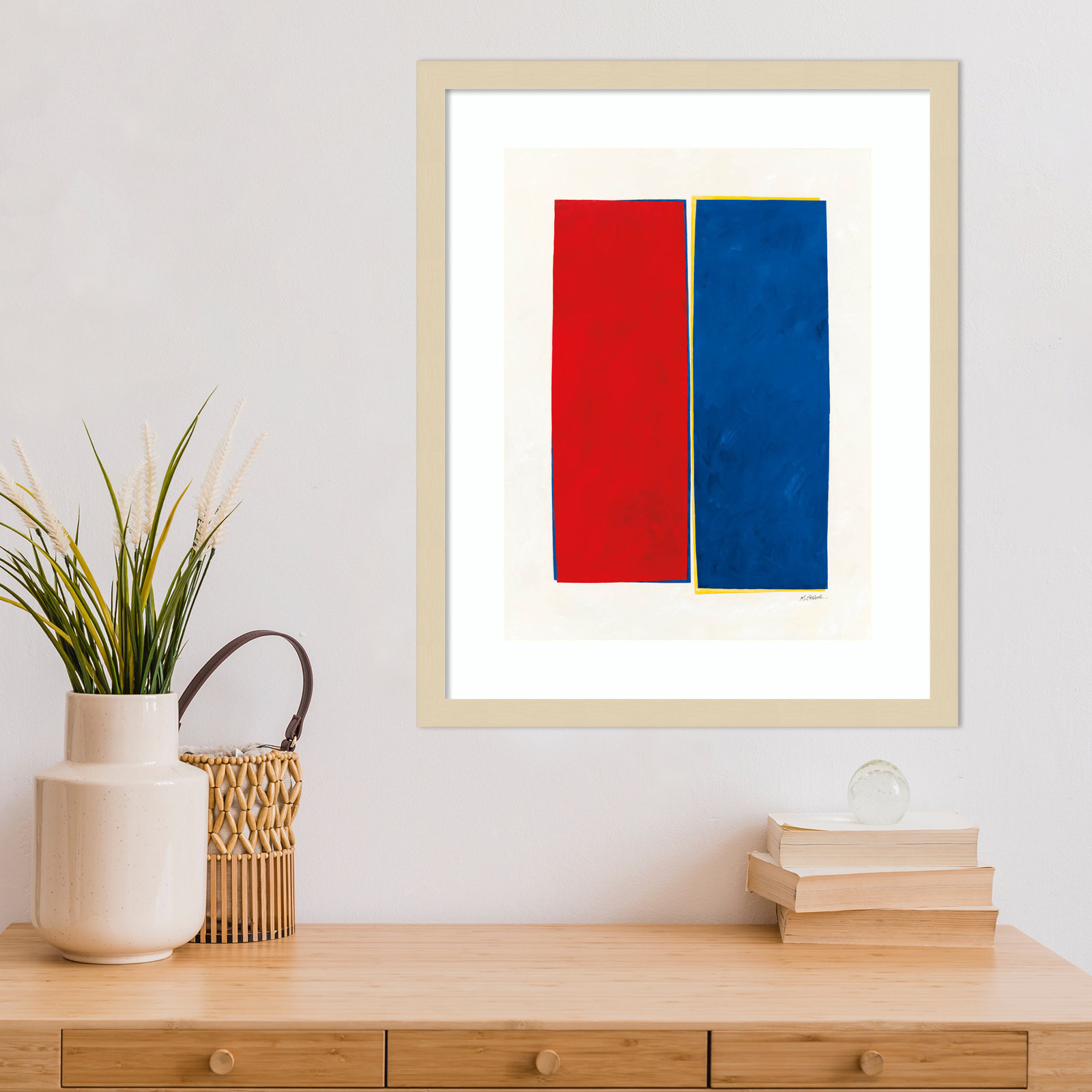 Monolithic II Wood Framed Wall Art Print, Brown Framed, 21" H x 17" W