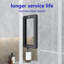 Porte de douche coulissante simple sans cadre l 56 à 60 po x H 60 po, verre trempé de 1/4 po (6 mm) de hauteur, salle de bain, hôtel / appartement-117354456