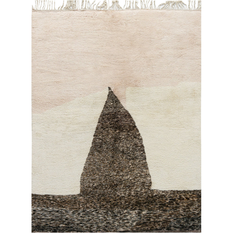 Modern One-of-a-Kind Rectangle 8'3" X 10'6" Hand Knotted Area Rug
