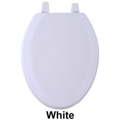 Siège de toilette allongé en bois 19 po Fantasia