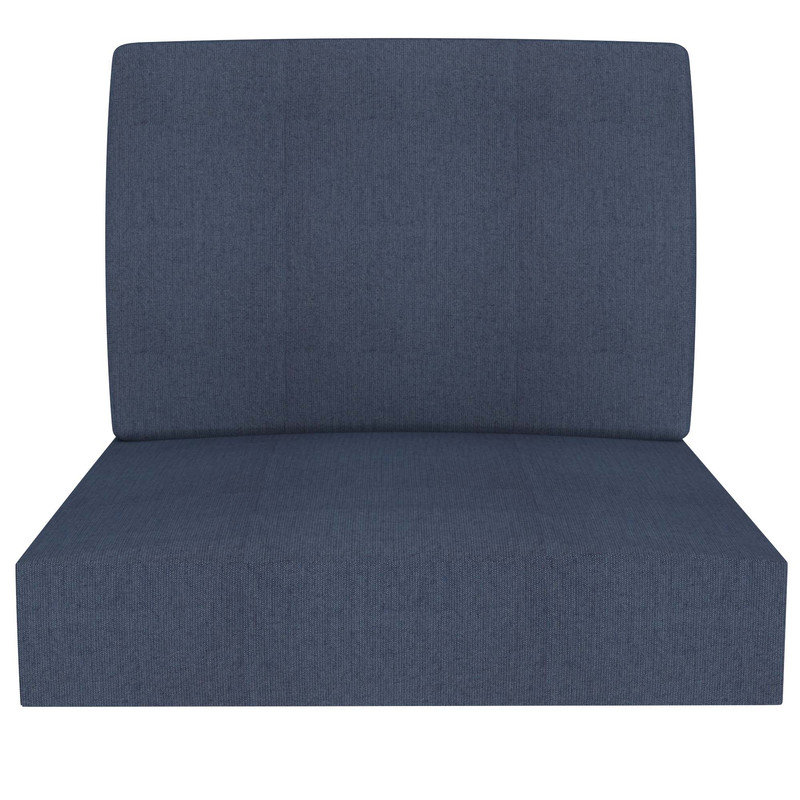 25 x 25 x 5 inch Fionnula Sunbrella Outdoor Replacement Chair Cushion (Set of 1), Nazime Outdoor Cushion Set, 25" W x 25" D