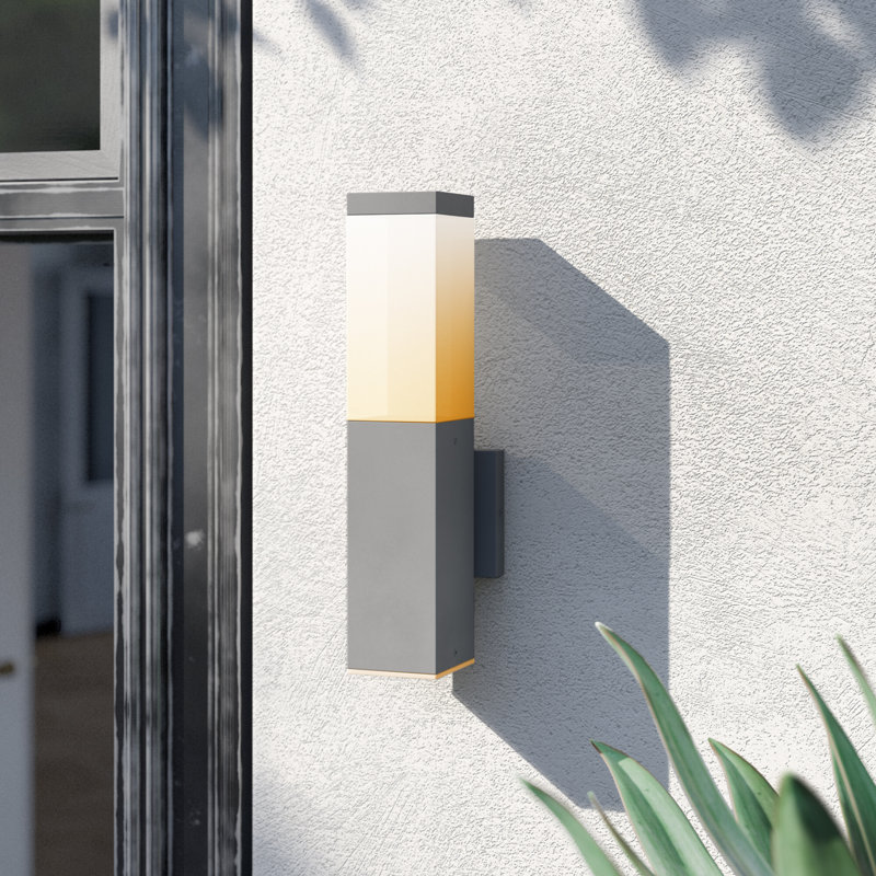 Dale LED Wall Light, Silver