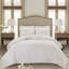 Édredon très grand / très grand - chenille de coton, décor de chambre à coucher de style bord de mer, maison de plage tropicale