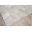 Natural Hide Cowhide Geometric Area Rug in Ivory-25306607