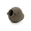 Rustic Brown Terracotta Cauldron 14.6-Inch Tall Vase