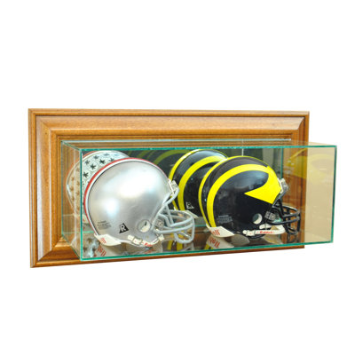 Double vitrine murale pour casque