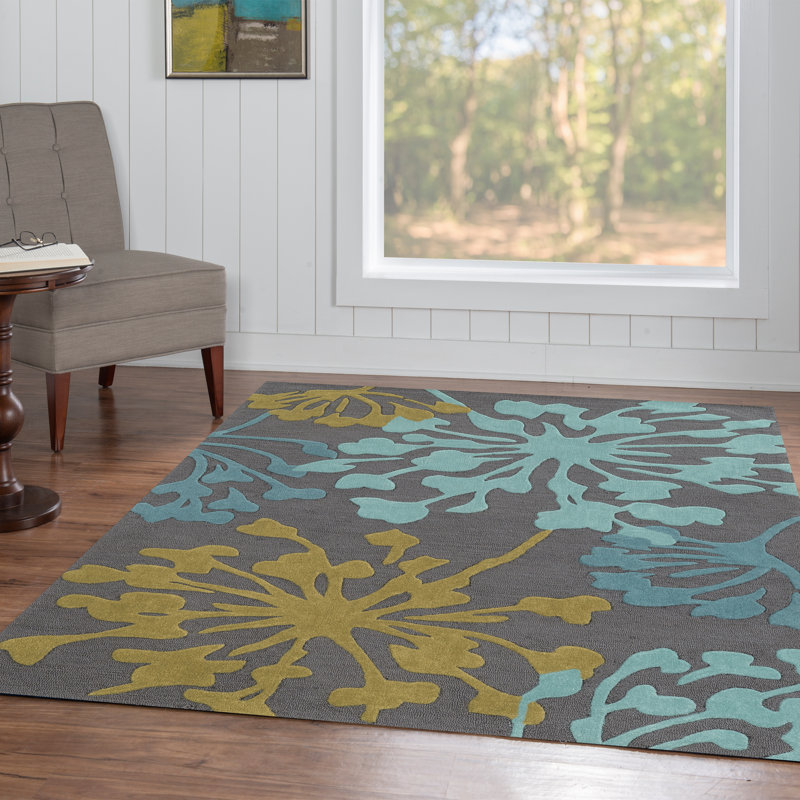 Marisela Floral Indoor Rug, Rectangle 5' x 7'