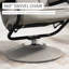 Fauteuil inclinable et pivotant HOMcom