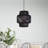 1 - Light Matte Black Geometric Pendant-806224399