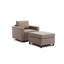 Canapé modulaire à siège simple avec repose-pieds-1229629588