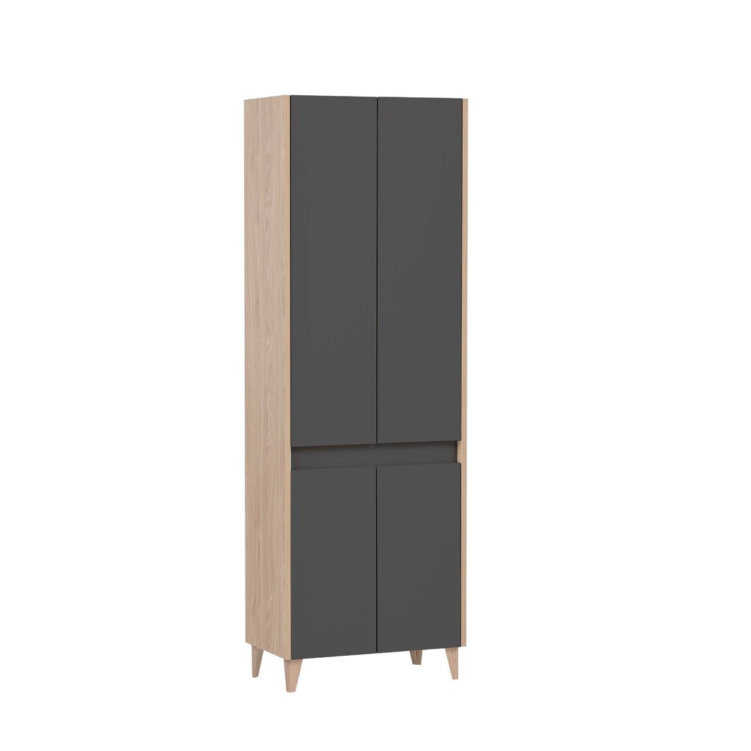 56,9 x 170 cm freistehender Badschrank Calvin-Leigh